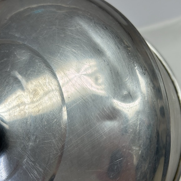 Mid Century Modern KROMEX brushed aluminum CAKE dome - Picture 6 of 6